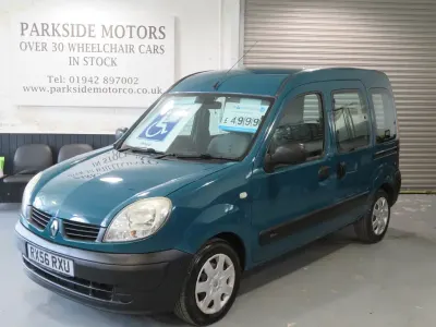 Used Renault Kangoo Authentique 93 HP (68 kW) 2007 Green MPV