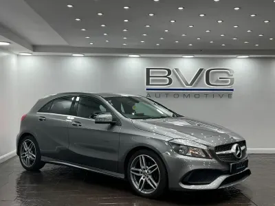 Used Mercedes A180 AMG line 109 HP (80 kW) 2018 Grey Hatchback