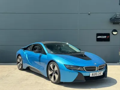 Used BMW i8 Performance 362 HP (266 kW) 2015 Blue Coupe