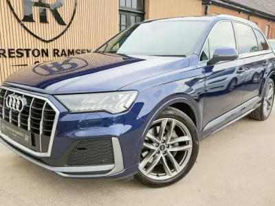 Usado Audi Q7 S-Line 286 HP (210 kW) 2022 Azul SUV