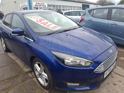 Used Ford Focus Zetec 2016 Blue Hatchback