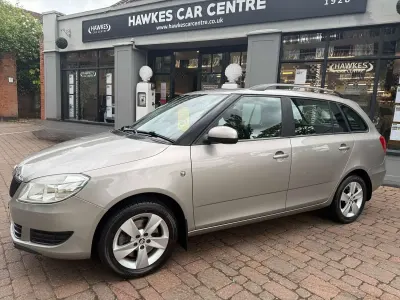 Used Skoda Fabia SE 105 HP (77 kW) 2014 Beige Estate