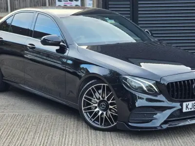 Used Mercedes E220 AMG line 230 HP (169 kW) 2017 Black Sedan