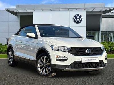 Pure white Used 2021 VW T-Roc Design SUV | £19,991 (Fair price)