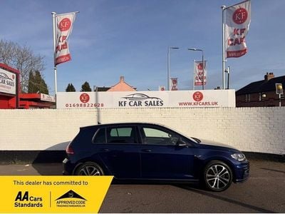Used VW Golf VII R-line 150 HP (110 kW) 2019 Blue Hatchback