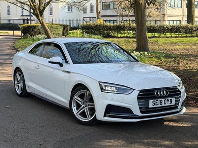 Used Audi A5 S-Line 150 HP (110 kW) 2018 White Coupe