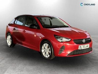 Used Vauxhall Corsa 75 HP (55 kW) 2020 Red Hatchback