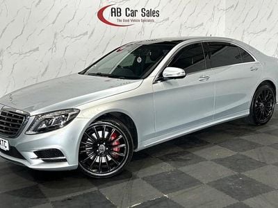 Begagnad Mercedes S350 AMG line 2017 Silver Sedan
