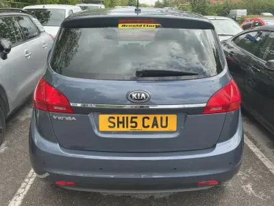 Used Kia Venga 123 HP (90 kW) 2015 Blue Hatchback
