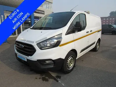 Used Ford Transit Custom 105 HP (77 kW) 2019 White Van