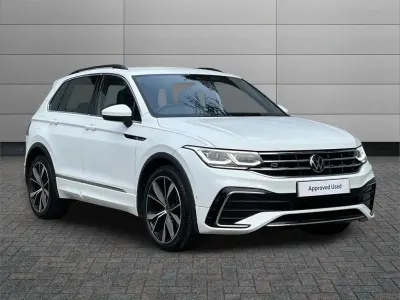 Used VW Tiguan R-line 150 HP (110 kW) 2023 White SUV