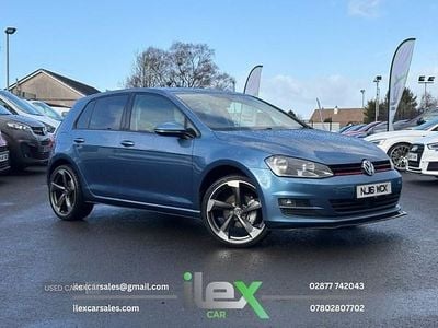 Used VW Golf VII Edition 110 HP (80 kW) 2016 Blue Hatchback