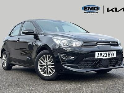 Used Kia Rio 83 HP (61 kW) 2023 Black Hatchback