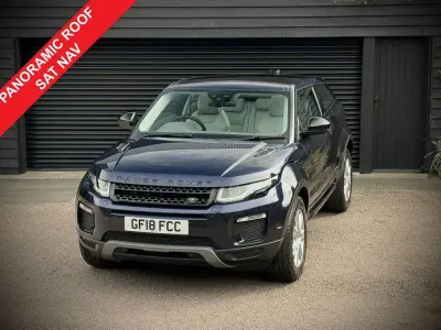 Used Land Rover Range Rover evoque SE 180 HP (132 kW) 2018 Blue Coupe