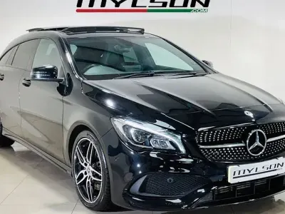 Used Mercedes CLA220 Shooting Brake AMG line 177 HP (130 kW) 2017 Black Estate