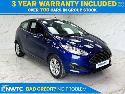 Begagnad Ford Fiesta Zetec 82 HK (60 kW) 2016 Blå Halvkombi