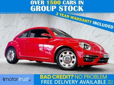 Used VW Beetle Design 105 HP (77 kW) 2016 Red Hatchback