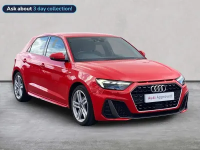 Begagnad Audi A1 Sportback S-Line 110 HK (80 kW) 2023 Röd Halvkombi