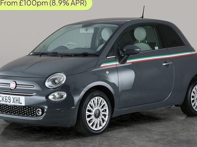 Grey Used 2019 Fiat 500 Lounge Hatchback | £7,804 (Fair price)