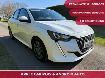 Used Peugeot 208 Active Premium 75 HP (55 kW) 2021 White Hatchback