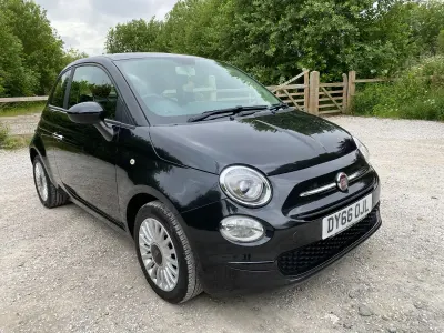 Used Fiat 500 Pop Star 69 HP (50 kW) 2016 Black Hatchback