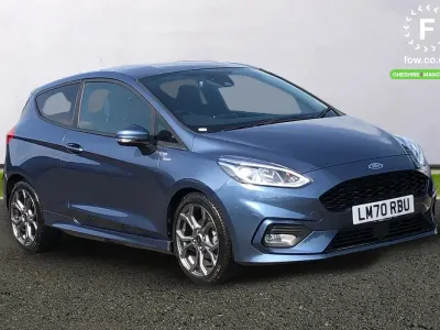 Used Ford Fiesta ST-Line 125 HP (91 kW) 2020 Blue Hatchback