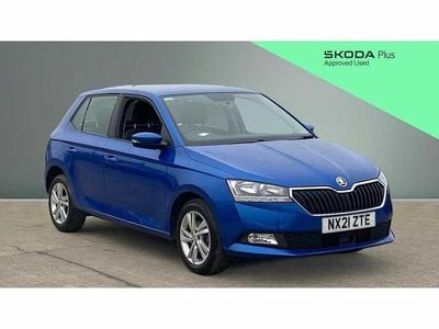 Used Skoda Fabia SE 60 HP (44 kW) 2021 Blue Hatchback