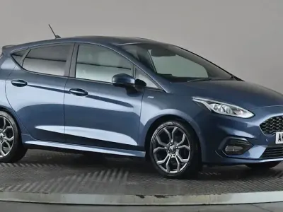 Usado Ford Fiesta ST-Line 95 CV (69 kW) 2020 Azul Utilitario