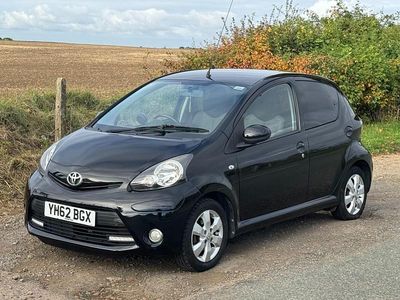 Black Used 2012 Toyota Aygo Hatchback | £2,899 (Fair price)