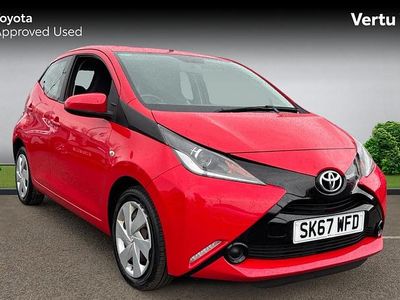 Used Toyota Aygo X-play 69 HP (50 kW) 2017 Red Hatchback