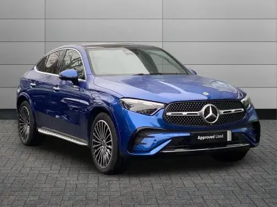 Used Mercedes GLC300e AMG line 254 HP (186 kW) 2025 Blue Coupe