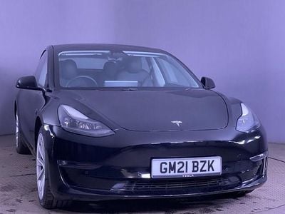 Used Tesla Model 3 Long Range AWD 366 kW (498 HP) 2021 Black Sedan