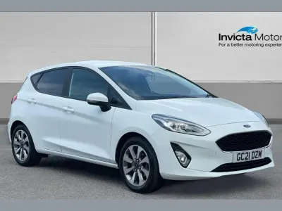 Used Ford Fiesta Trend 125 HP (91 kW) 2021 Frozen white Hatchback