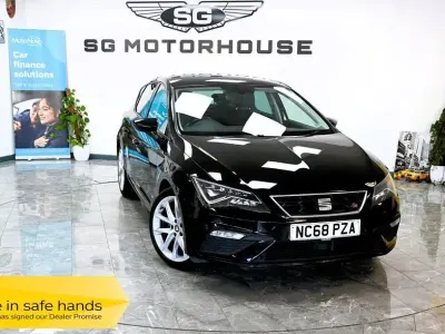Used Seat Leon FR Sport 130 HP (95 kW) 2019 Black Hatchback
