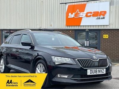 Used Skoda Superb SE Technology 190 HP (139 kW) 2018 Black Estate