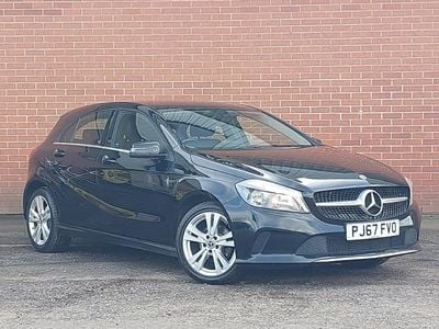 Used Mercedes A180 109 HP (80 kW) 2017 Black Hatchback