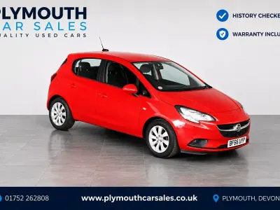 Used Vauxhall Corsa Design Edition 90 HP (66 kW) 2016 Red Hatchback