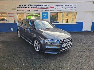 Used Audi A3 S-Line 150 HP (110 kW) 2018 Grey Sedan