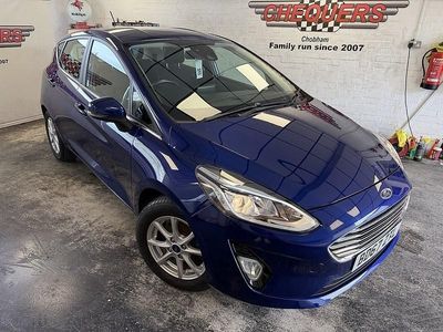 Usado Ford Fiesta Zetec 100 HP (73 kW) 2017 Azul Citadino