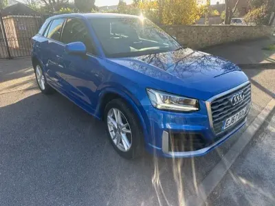 Used Audi Q2 S-Line 150 HP (110 kW) 2017 Blue SUV