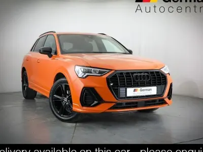 Used Audi Q3 S-Line 150 HP (110 kW) 2021 Orange SUV