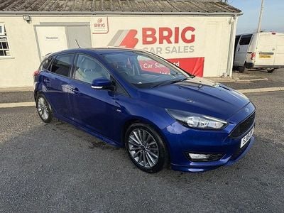 Used Ford Focus ST-Line X 140 HP (102 kW) 2018 Blue Hatchback