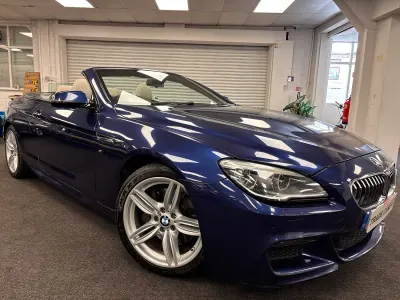 Used BMW 640 Cabriolet M Sport 2016 Blue Cabriolet