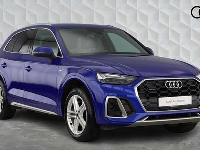 Used Audi Q5 S-Line 200 HP (147 kW) 2021 Blue SUV