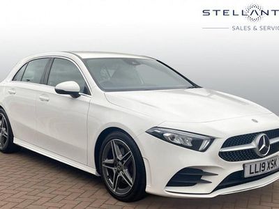 Used Mercedes A220 AMG line 190 HP (139 kW) 2019 White Hatchback