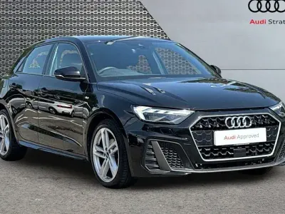 Used Audi A1 Sportback S-Line 110 HP (80 kW) 2022 Black Hatchback