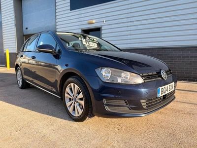Used VW Golf VII SE 105 HP (77 kW) 2014 Blue Hatchback