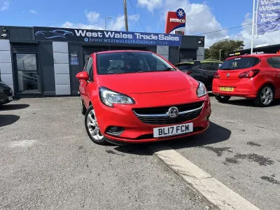 Used Vauxhall Corsa 73 HP (53 kW) 2017 Red Hatchback