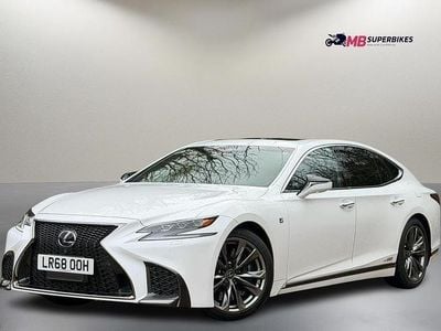 Used Lexus LS500h 2025 White Sedan
