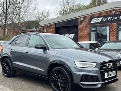 Begagnad Audi Q3 Black Edition 180 HK (132 kW) 2018 Grå SUV